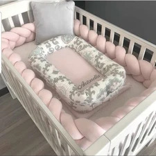 Stylish Baby Crib Decor, Soft & Adorable Bed Accessory, Nursery Decoration Gift