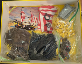 Lego Pirates 6285 Black Seas Barracuda(1989) 100% complete w/box & instruction 