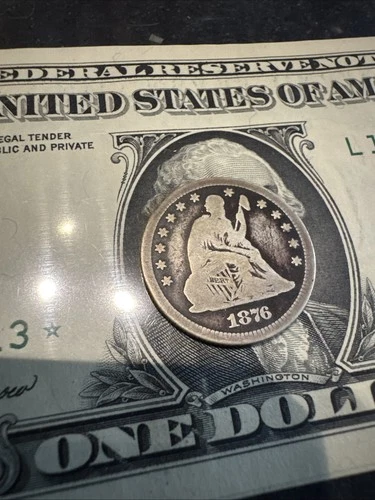 1876-P Seated Liberty Quarter — photo from another recent sale