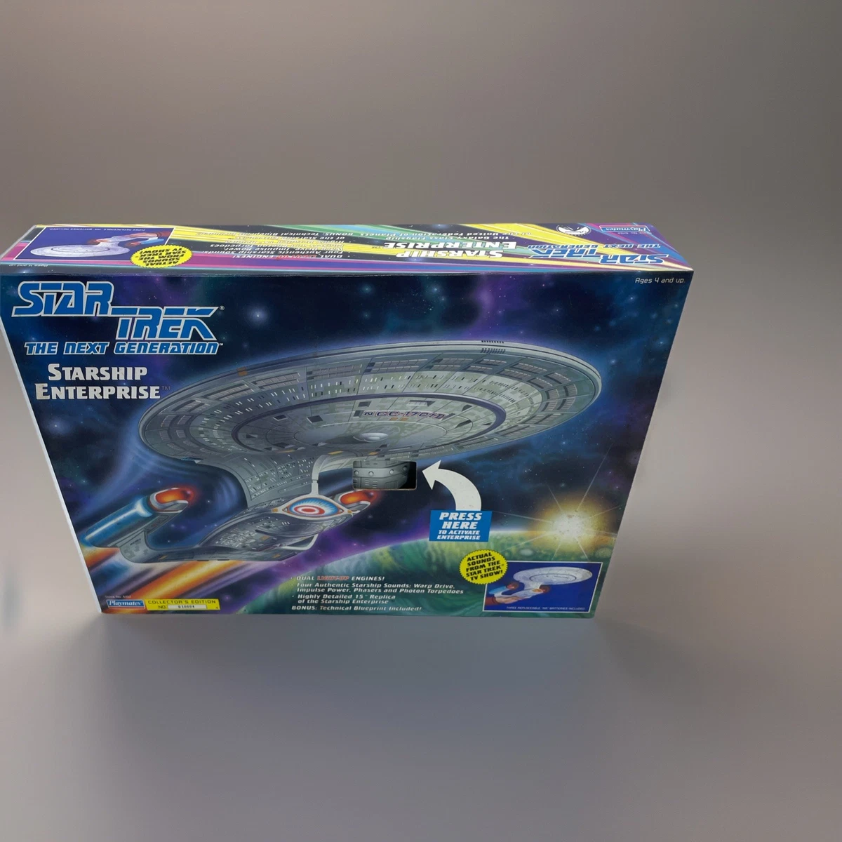 Playmates Toys Star Trek Next Generation 1992 USS Enterprise NCC