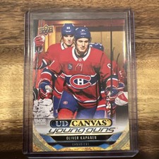 2024-25 Upper Deck Series 2 Canvas Young Guns Oliver Kapanen #C226