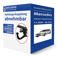 Brink AnhäNgerkupplung Abnehmbar FüR Mercedes E-Klasse T-Modell (Kombi) S212 AHK