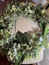 Wreath Artificial For Door Or Wall Made By “HeatherHandmade”