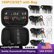 Pin Ejector Wire Kit Extractor Connector Terminal Removal Tools For Car 100Pcs