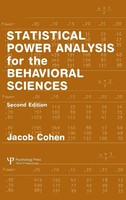 Jacob Cohen | Statistical Power Analysis For The Behavioral Sciences | Buch