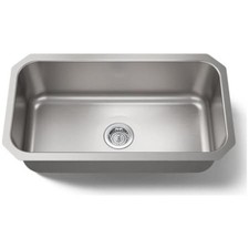 New Kohler K-5290-NA Undertone 31-1-4 Undermount Single Basin Kitchen Sink with