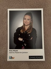 NATALIE ANN JAMIESON   (EMMERDALE) UNSIGNED OFFICIAL ITV CAST CARD
