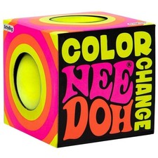 YELLOW Nee Doh Color Change Ball Stress Fidget Squeeze sensory Toy