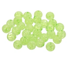60pcs Acrylic Beads, 12mm Cute Beads Bulk Spacer Bead Bubble,Green