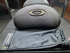 Oakley Large Vault Sunglasses Case Black Double Storage HDO Microbag Authentic