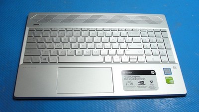 HP Pavilion 15-cs0073cl 15.6'' Palmrest w/Touchpad Keyboard Backlit 2HG7BKATP90