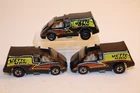 Three (3) Vintage Hot Wheels 1979 Hi-Rakers 'Vette Van Cars