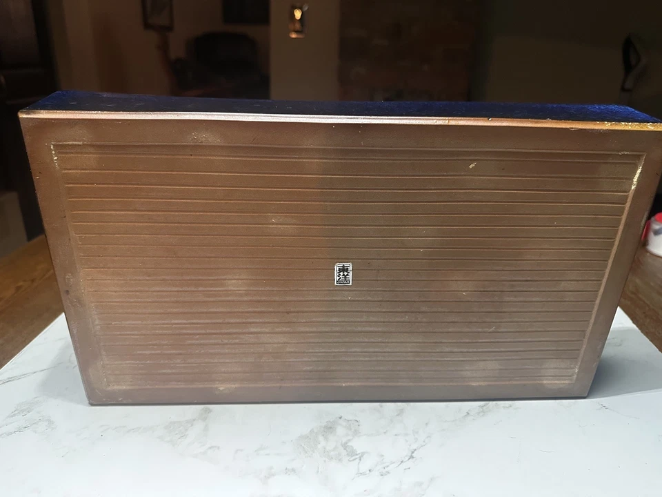 Original Japonés Suiban "15.75 X 9 X 2” Azul Hecho en Japón Foto 4 de 4