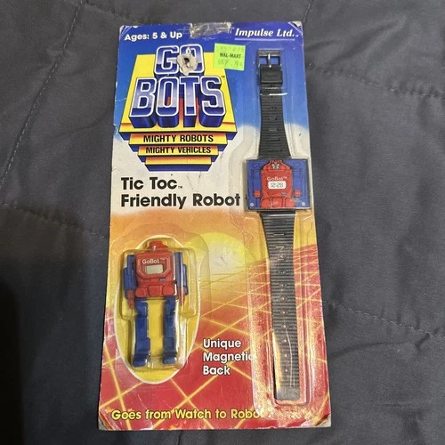 Vintage 1984 Go Bots "Tic Toc” Robot Watch. Sealed New