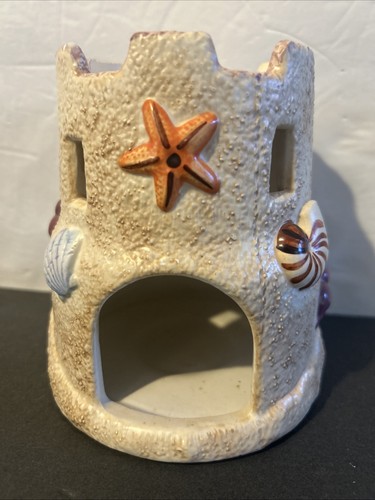YANKEE CANDLE Cerámica Tarta Quemador Calentador Multicolor Arena Castillo Conchas Marinas Playa - Imagen 3 de 24