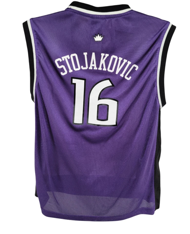 Camiseta Reebok Peja Stoyakovich XL Juvenil Sacramento Kings Firmada Foto 2 de 4
