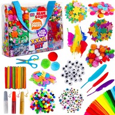 2000 pcs Craft Kits for Kids, Ages 4-9 Girl Boys Gifts Arts and Crafts for Ki...