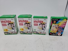 Lot Of 4 Fujifilm Instax Mini Instant Film 60 Total Sheet New Sealed EXP 2016-17