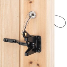 Self Locking Gate Latch for Wooden Fence Heavy Duty Gravity Lever Door Latches