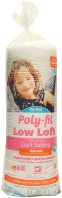 Fairfield Low-Loft gebunden Polyester Watte-Twin Größe 72''X90'' - L72