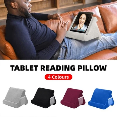Multi Angle Soft Pillow Tablet Stand Holder Reading Cushion for Phone Phablet AU - image 1 of 4