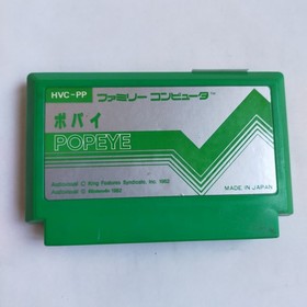 Popeye pre-owned Nintendo Famicom NES Tested