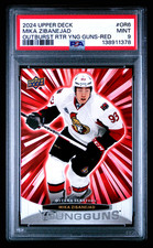 2024 Mika Zibanejad Young Guns Retro Outburst Red /25 - PSA 9 MINT