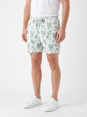 Saint Barth Herren Boxer-Badehose Fantasie Größe M