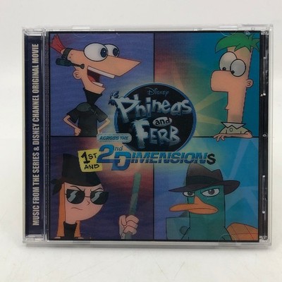 Phineas & Ferb Across the 1st & 2nd Dimensions CD 2011 Soundtrack Disney Disc M*