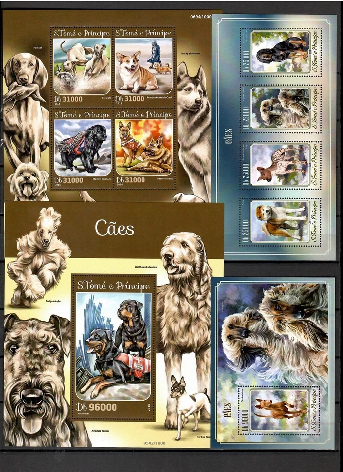 DOG breeds / dogs collection Pt. 3 (countries S - U) - 52 s/s MNH #CNA403 - Image 2 of 4