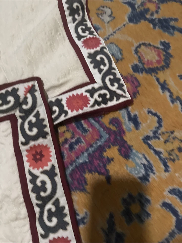 JUEGO DE 2 FUNDAS DE ALMOHADA ESTÁNDAR ROCÍO CONGELADO NATORI "SAMARCANDA" USADAS EN EXCELENTE ESTADO HERMOSAS Foto 4 de 4