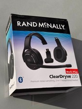 OPEN BOX RAND MCNALLY CLEARDRYVE CD 220 CD220 BLUETOOTH HEADPHONES