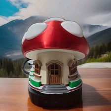 Toad, Mario Mushroom Winter House Model, 3D Printed Collectible!