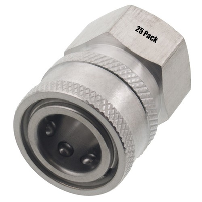 #ad #ad 25 3 8quot; FPT Female Stainless Steel Socket Quick Connect Coupler Pressure Washer $173.99