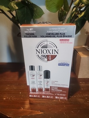 NIOXIN System 4 Starter Kit Shampoo, Conditioner, Treatment Colored Hair
