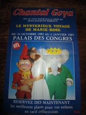 AFFICHE CHANTAL GOYA LE MYSTERIEUX VOYAGE DE MARIE ROSE