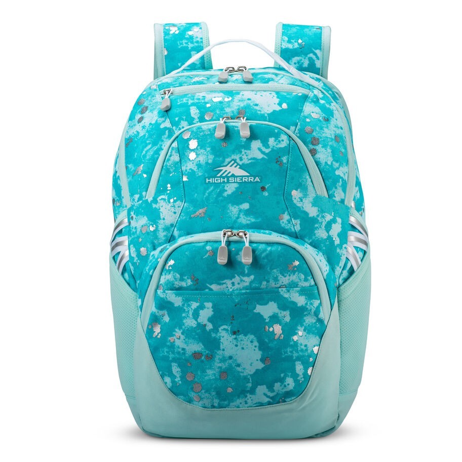 NWT High Sierra Swoop SG Laptop Backpack- 'Art Class'  Teal 