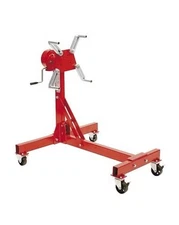 Summit Engine Stand 908300GA H-Shape 1,000 lbs. Capacity 360 Deg Head Steel Red