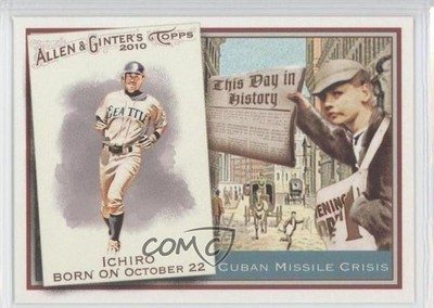 2010 Topps Allen & Ginter's This Day in History Ichiro Suzuki #TDH37 HOF 0o6