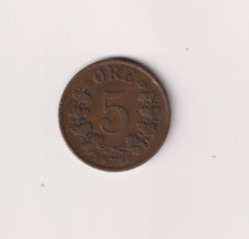Norway - 5 Ore 1899 NICE GRADE COIN LL411