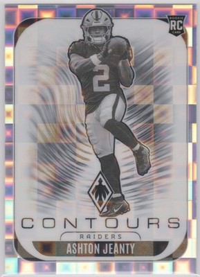 2025 Panini Phoenix - Contours Ashton Jeanty #17 Silver Pandora /249 (RC)