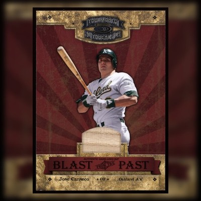 Jose Canseco 2004 Donruss Throwback Threads Bat Relic /100 Blast from the Past