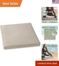 Large Soft Meditation Mat - 32'' Square Pillow for Yoga
