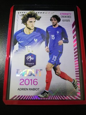 25-26 Panini Eternity Bleus ADRIEN Rabiot /25 Magenta Debut Équipe De France EDF