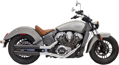 BASSANI XHAUST 3'' Mufflers for Scout - Black 8S27BSB