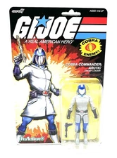 Reaction Super7 G.I.Joe Cobra Commander Arctic O-Ring Boxed 3.75" #2