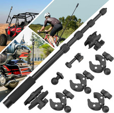Motorcycle Mount for Insta 360 X4 X5 X6, Bike Handlebar Clamp Mounts 59" Invisib
