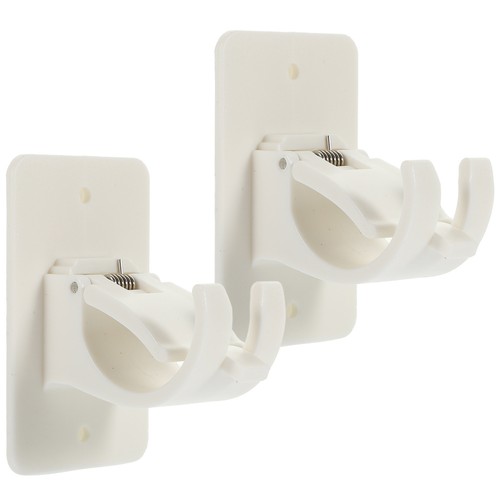 Juego de 2 varillas adhesivas para colgar barras de ducha sin soportes de perforación - Imagen 11 de 12