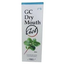 GC Dry Mouth Gel Sugar Free Tooth Cleaning Agent 1.41 Ounce (MINT)