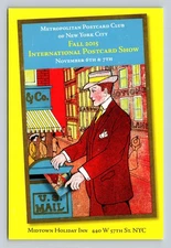 2015 Metropolitan Postcard Club NYC Fall International Postcard Show Card